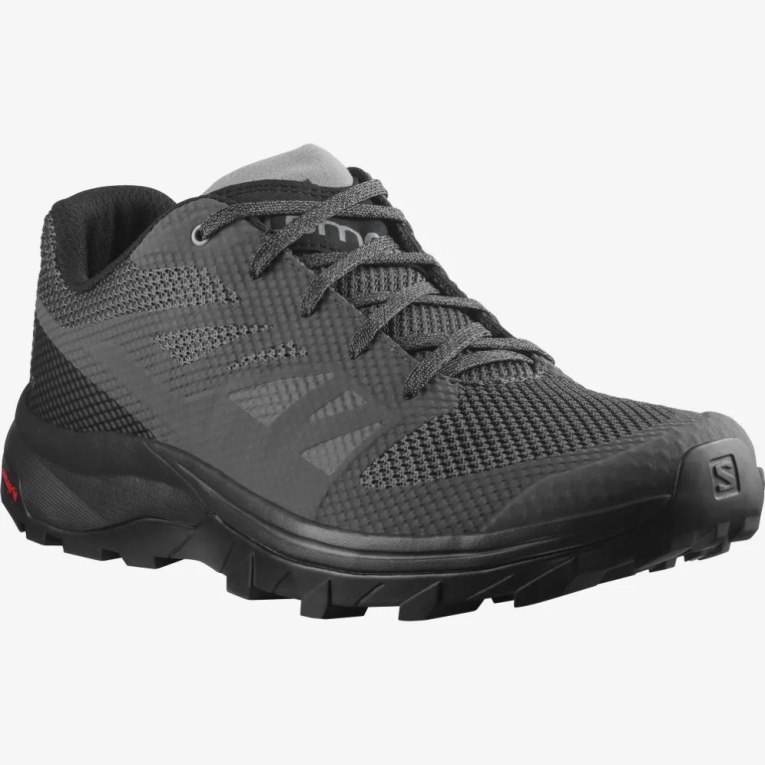 Salomon Outline Men's Hiking Shoes Black | CA 27V61
